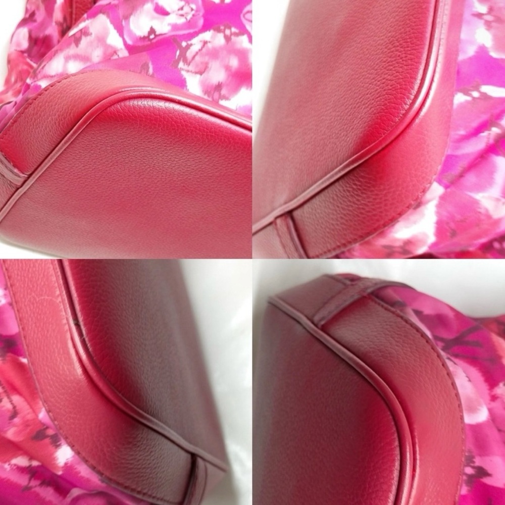 Louis Vuitton Limited Edition Poppy Flowers Drawstring Tote – Pink / Fuchsia - Picture 4 of 8